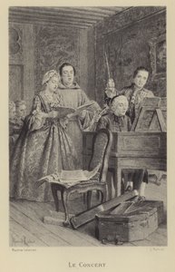 Het concert door Maurice Leloir